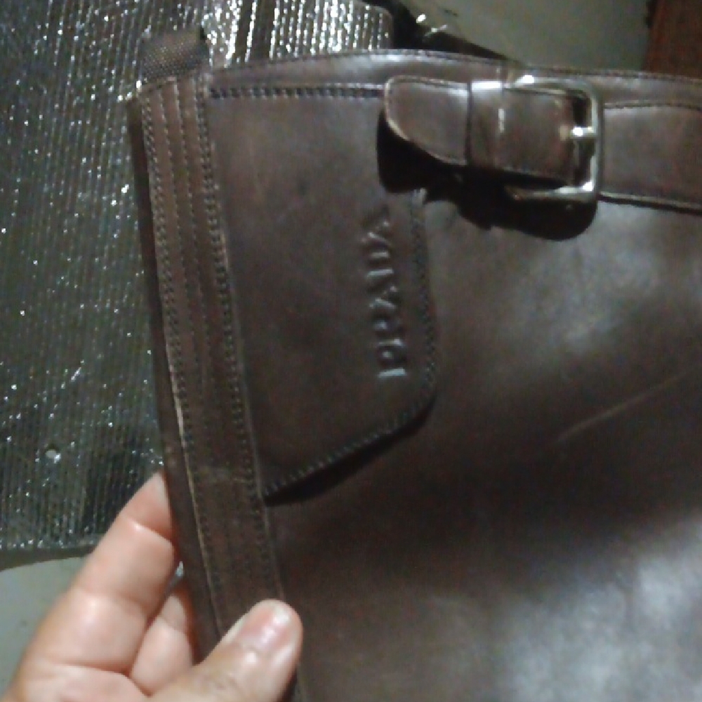 Prada Brown Over the Knee Boots